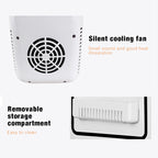 4L Mini Car Refrigerator Electric Cooler / Warmer, Random Color Delivery