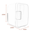 4L Mini Car Refrigerator Electric Cooler / Warmer, Random Color Delivery
