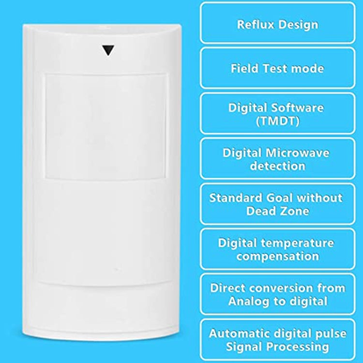 PA-525D Wired Dual Infrared and Microwave Digital Motion Detector
