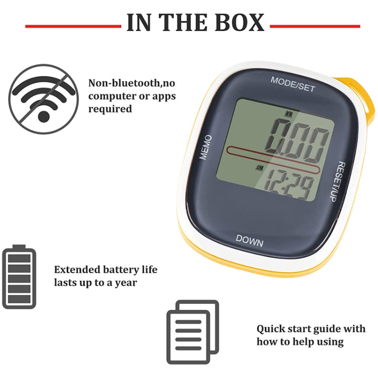 3D All Dimensional Multifunction Digital Electronic Pedometer Step Counter