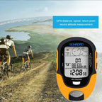 SUNROAD Multifunction LCD Digital Altimeter with Compass & Barometer & Thermometer & Hygrometer & Weather Forecast & LED Torch and Clock