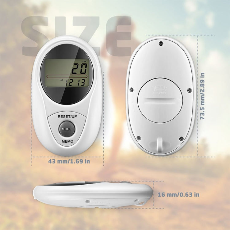 3D All Dimensional Waterproof Multifunction Digital Electronic Pedometer Step Counter