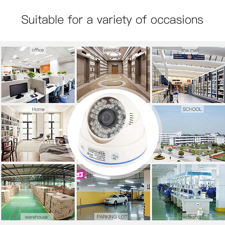 CMOS 420TVL 3.6mm Lens ABS Material Color Infrared Camera with 36 LED, IR Distance: 20m