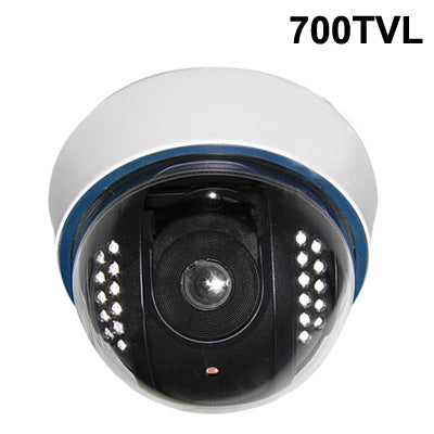 1/3 SONY Color 520TVL Dome CCD Camera, IR Distance: 15m