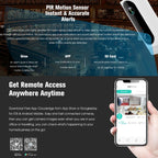 A1 WiFi Wireless 720P IP Camera, Support Night Vision / Motion Detection / PIR Motion Sensor, Two-way Audio, Built-in 3000mAh Rechargeable Battery