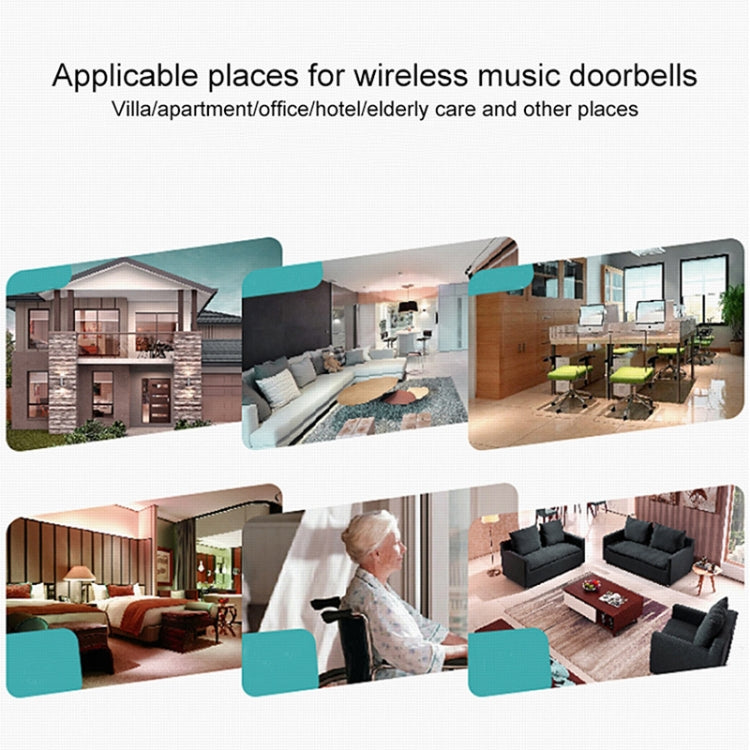 VOYE V001AB Wireless Doorbell with 2 Remote Control