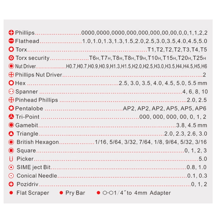 126 in 1 Kaisi K-9126 Magnetic Screwdriver Set Precision Screwdriver Tool Kit Repair Hand Tool