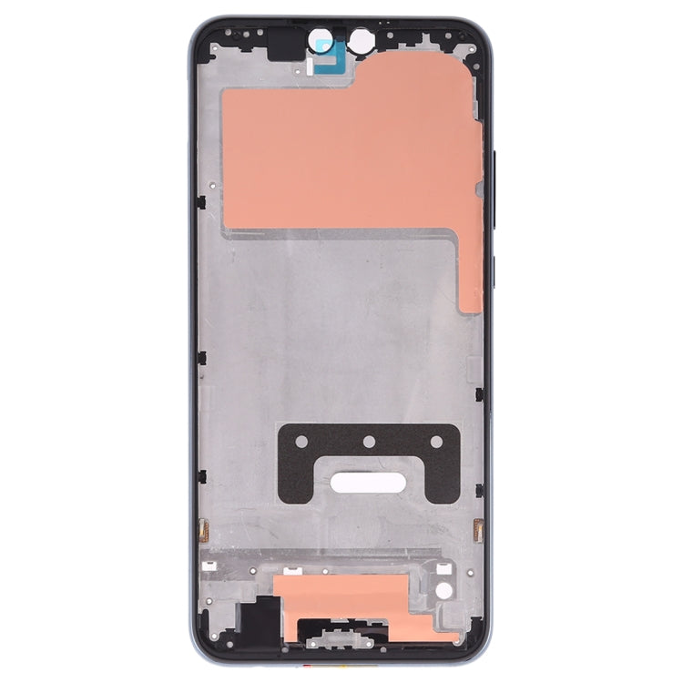 Front Housing LCD Frame Bezel Plate with Side Keys for Huawei Y9 (2019)