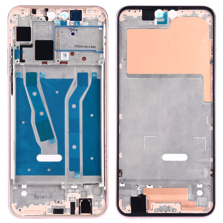 Front Housing LCD Frame Bezel Plate with Side Keys for Huawei Y9 (2019)