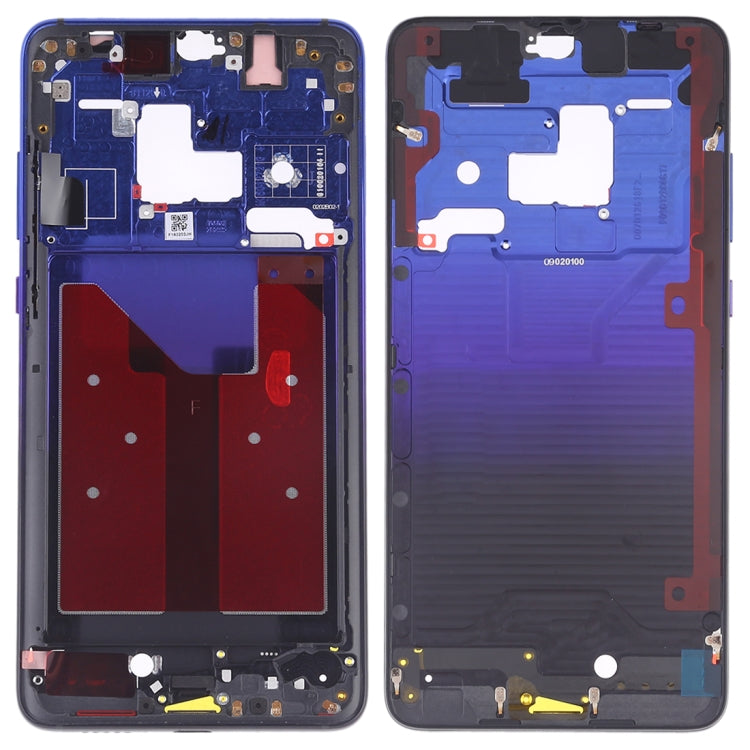 Front Housing LCD Frame Bezel Plate with Side Keys for Huawei Mate 20