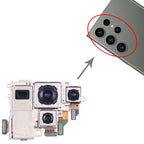 For Samsung Galaxy S23 Ultra SM-G918B Original Camera Set (Telephoto + Periscope + Wide + Main Camera)