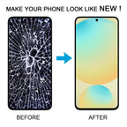 For Samsung Galaxy S24 FE SM-S721B OLED LCD Screen Digitizer Full Assembly with Frame