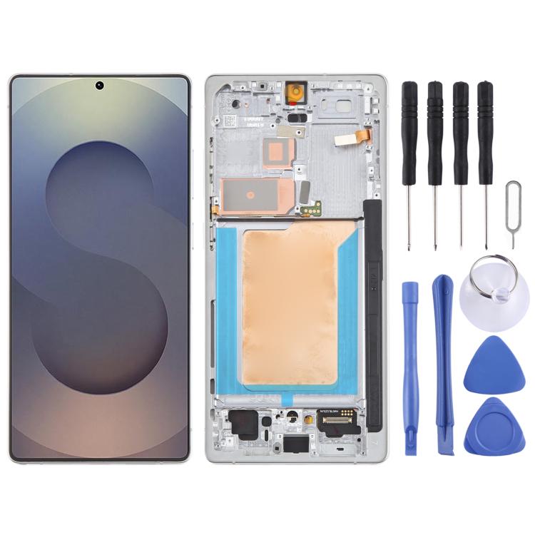 For Samsung Galaxy S25 Ultra SM-S938B 6.78 inch OLED LCD Screen Digitizer Full Assembly with Frame