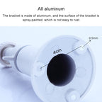 Aluminum Arlo Universal Support Wall Mounted Bracket for Monitor Camera, Black & White Random Delivery