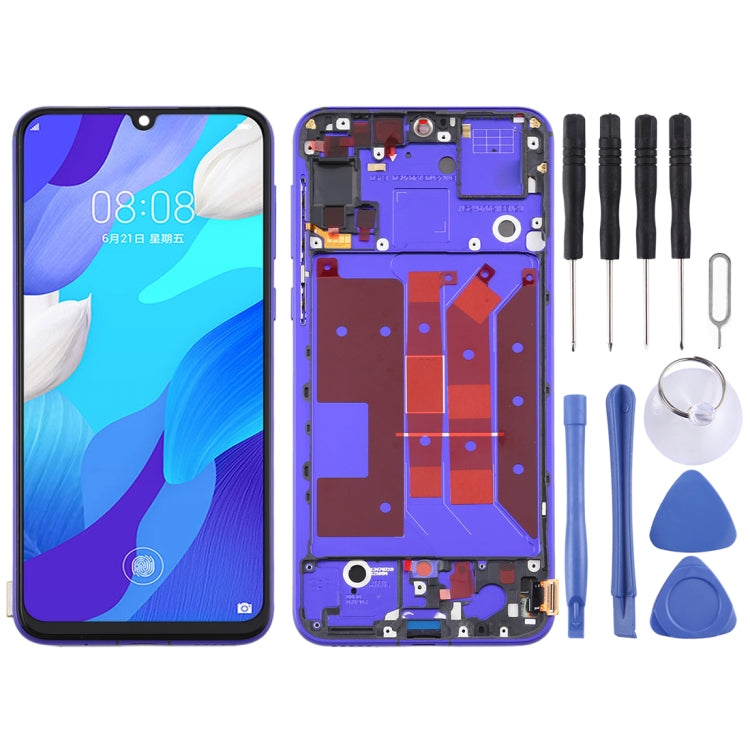 LCD Screen and Digitizer Full Assembly with Frame for Huawei Nova 5 Pro