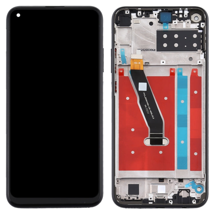 LCD Screen and Digitizer Full Assembly with Frame for Huawei Y7p (2020)