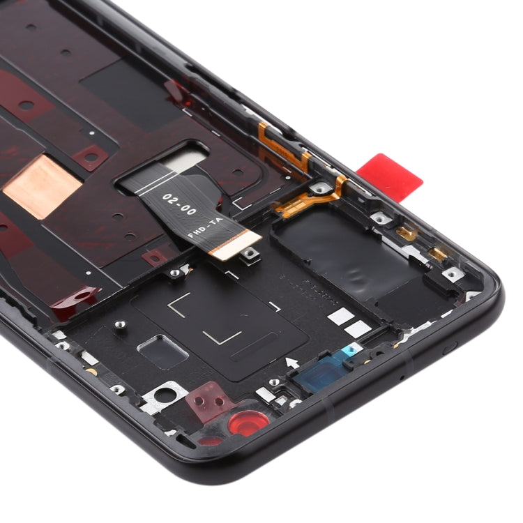 LCD Screen and Digitizer Full Assembly with Frame for Huawei Nova 6 4G