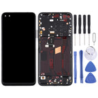 LCD Screen and Digitizer Full Assembly with Frame for Huawei Nova 6 5G