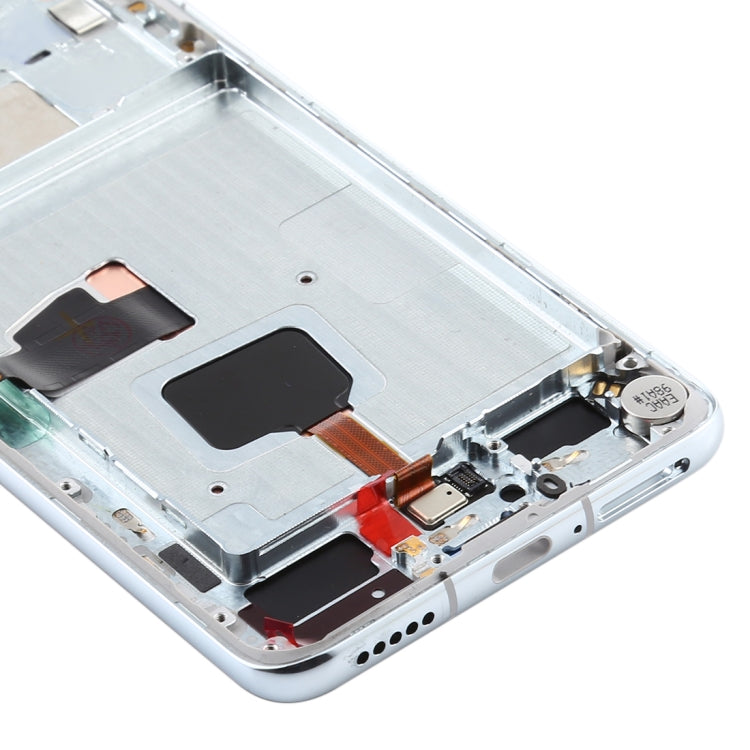LCD Screen and Digitizer Full Assembly with Frame for Huawei P40