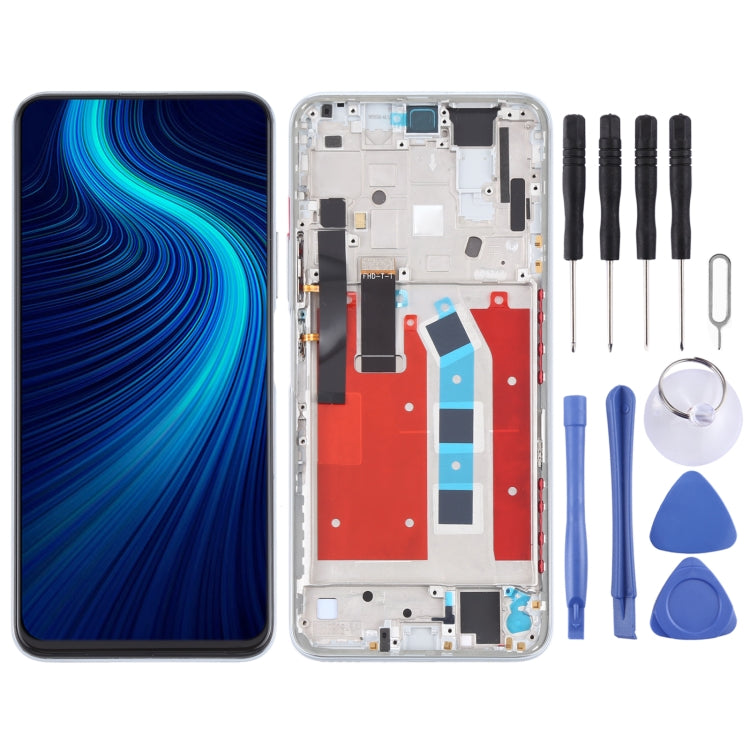 LCD Screen and Digitizer Full Assembly With Frame for Honor X10 Pro