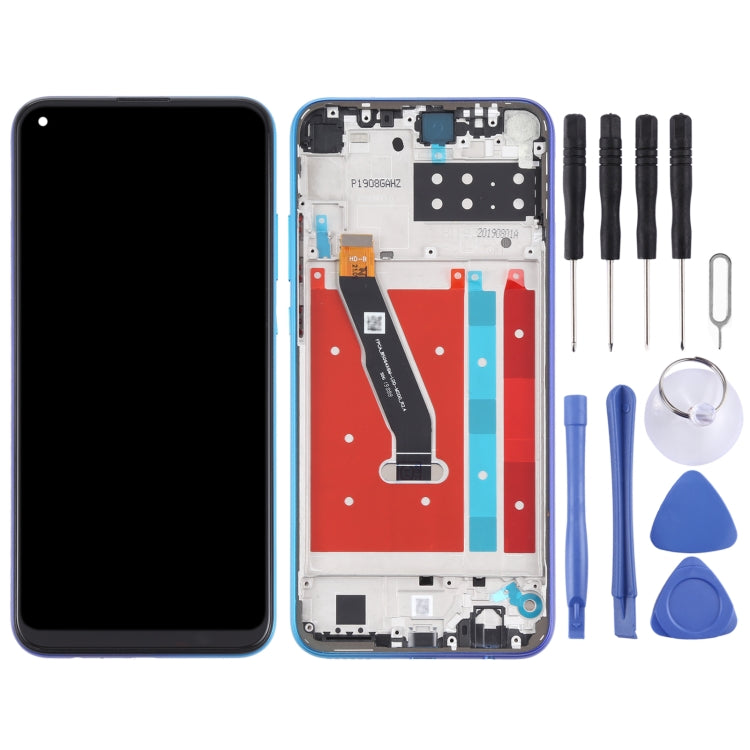 LCD Screen and Digitizer Full Assembly With Frame for Honor Play 4T