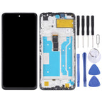 LCD Screen and Digitizer Full Assembly With Frame for Huawei Y7a