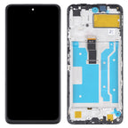 LCD Screen and Digitizer Full Assembly With Frame for Huawei Y7a