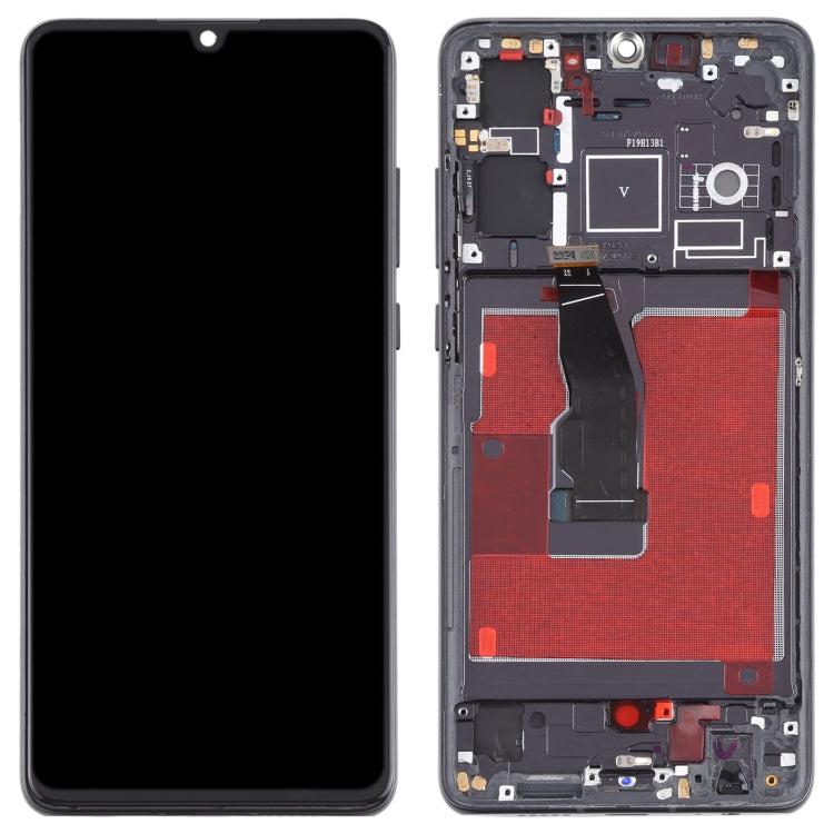 LCD Screen and Digitizer Full Assembly With Frame for Huawei P30