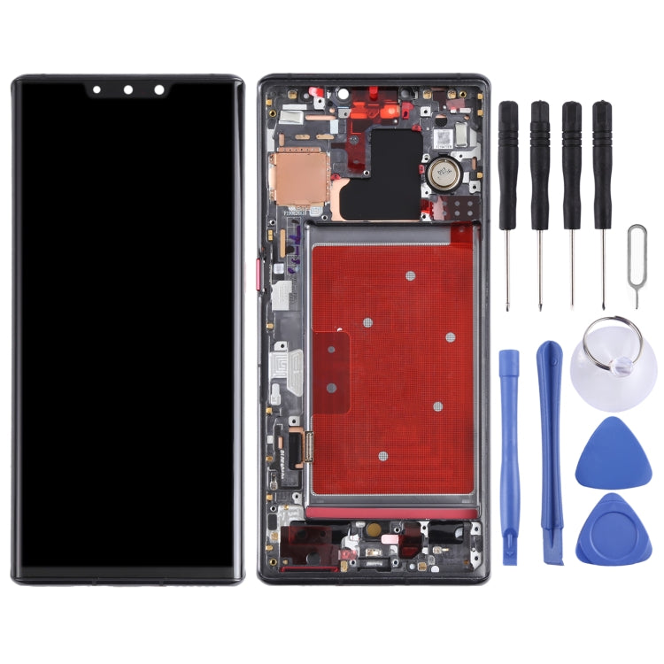 LCD Screen and Digitizer Full Assembly with Frame for Huawei Mate 30 RS Porsche Design (Without LOGO)