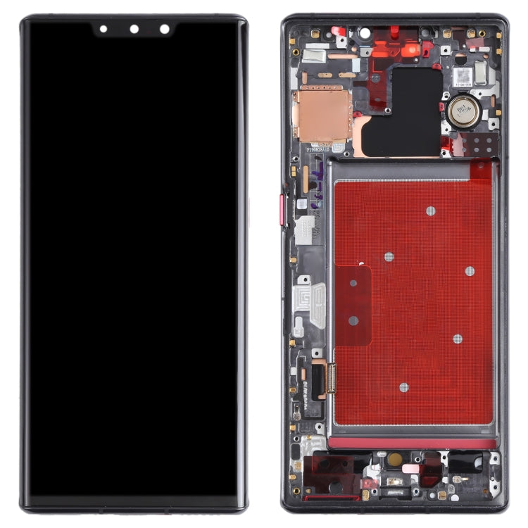 LCD Screen and Digitizer Full Assembly with Frame for Huawei Mate 30 RS Porsche Design (Without LOGO)