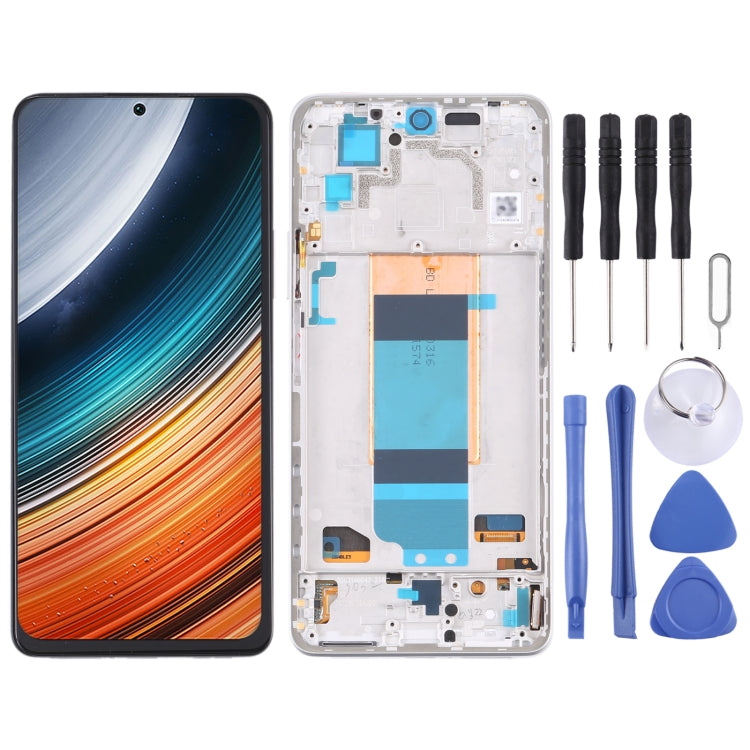 Original LCD Screen and Digitizer Full Assembly with Frame for Xiaomi Redmi K40S