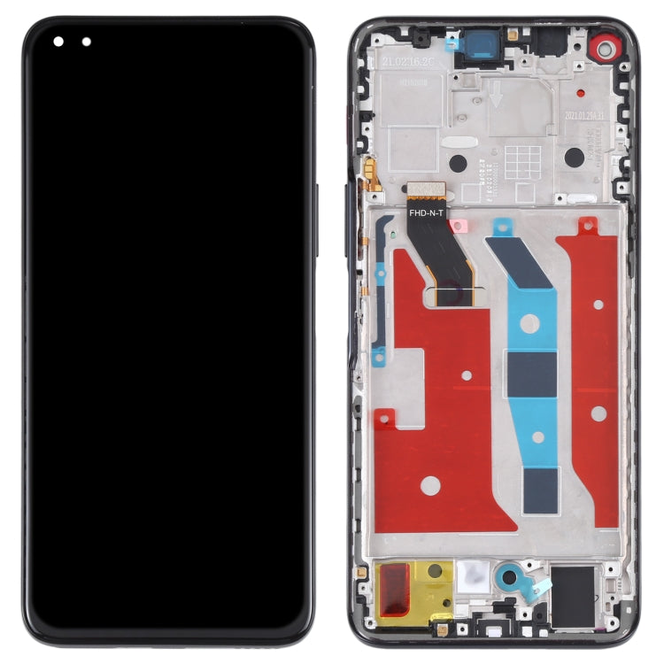 Original LCD Screen and Digitizer Full Assembly with Frame for Huawei Nova 8i