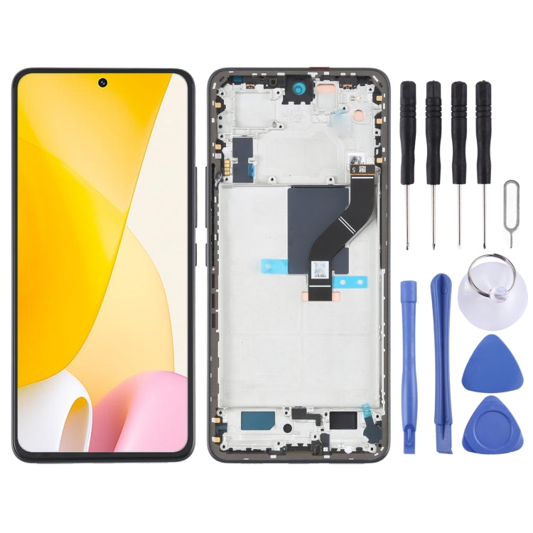 Original LCD Screen For Xiaomi 12 Lite Digitizer Full Assembly with Frame