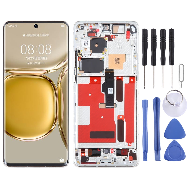Original LCD Screen For Huawei P50 Pro Digitizer Full Assembly with Frame