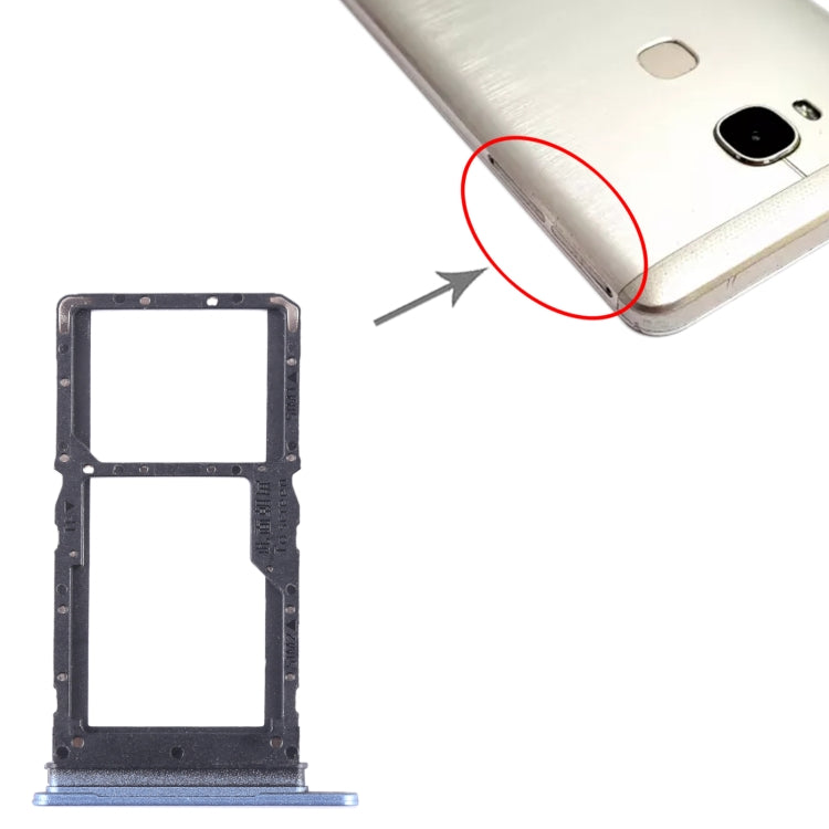 For Honor X5 SIM + SIM / Micro SD Card Tray