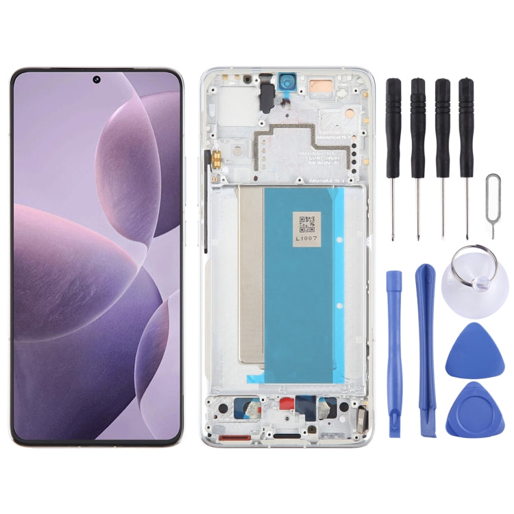 For Xiaomi Redmi K70 Original AMOLED Material LCD Screen Digitizer Full Assembly with Frame