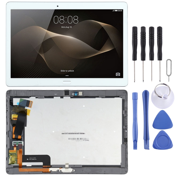 Original LCD Screen For Huawei MediaPad M2 10.0 M2-A01W/M2-A01L Digitizer Full Assembly With Frame