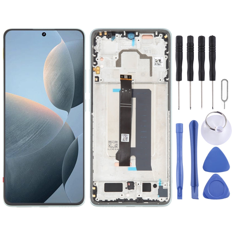 For Xiaomi Redmi K70E Original LCD Screen Digitizer Full Assembly with Frame