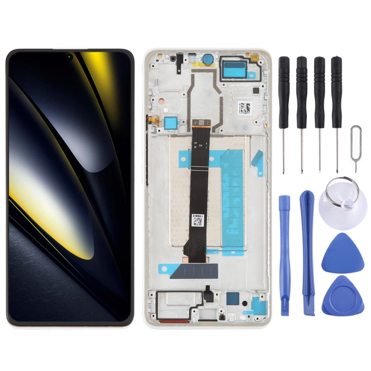 For Xiaomi Poco F6 Original LCD Screen Digitizer Full Assembly with Frame