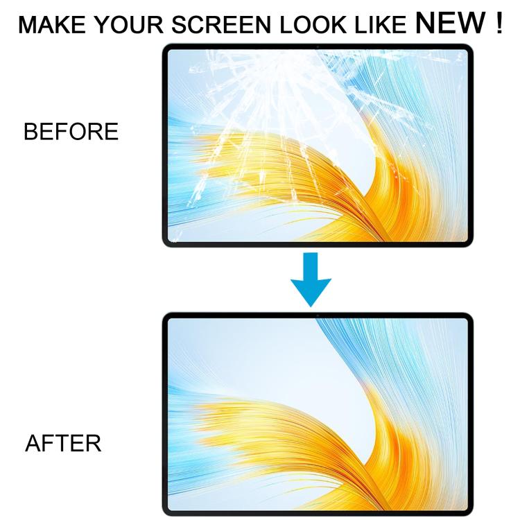 For Honor MagicPad 13 GDI-W09 Front Screen Outer Glass Lens with OCA Optically Clear Adhesive