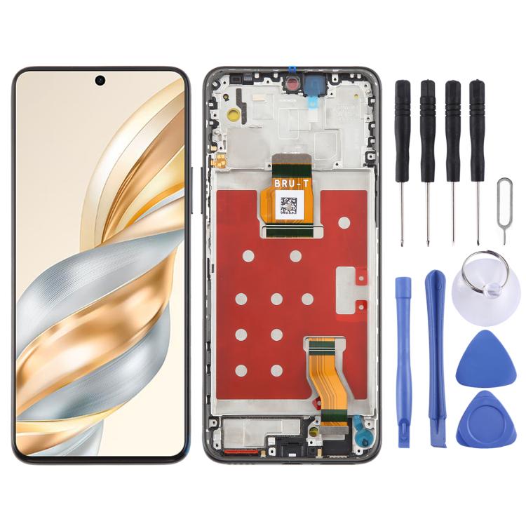 For Honor X60 Original LCD Screen Digitizer Full Assembly with Frame