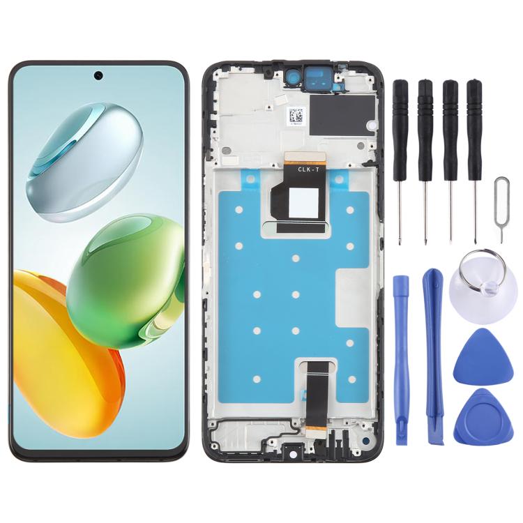 For Honor 200 Smart Original LCD Screen Digitizer Full Assembly with Frame
