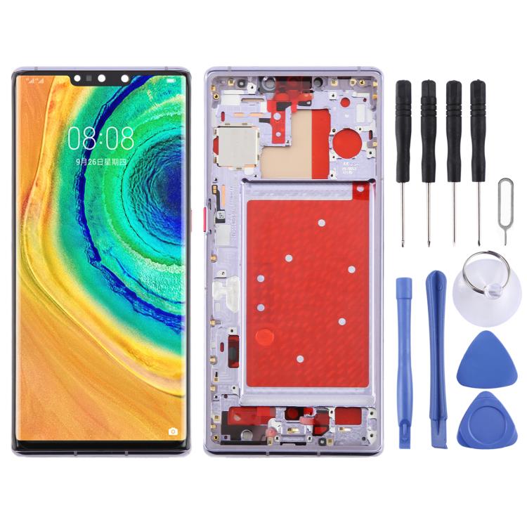 For Huawei Mate 30 Pro TFT LCD Screen Digitizer Full Assembly with Frame, Not Supporting Fingerprint Identification