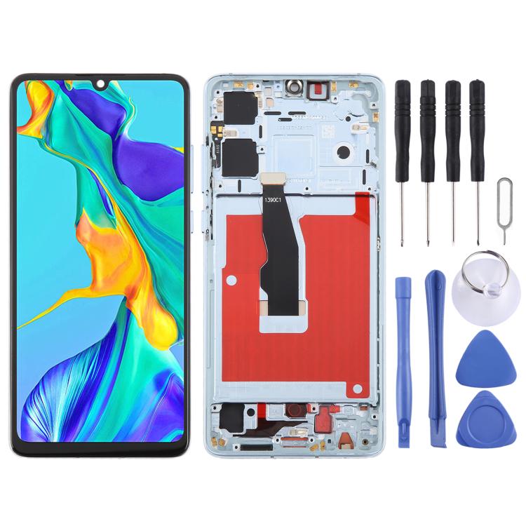 For Huawei P30 TFT LCD Screen Digitizer Full Assembly with Frame, Not Supporting Fingerprint Identification