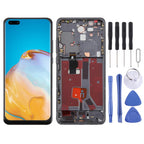For Huawei P40 Pro TFT LCD Screen Digitizer Full Assembly with Frame, Not Supporting Fingerprint Identification