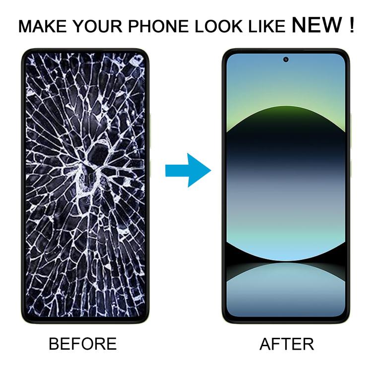 For Xiaomi Redmi Note 14 5G India AMOLED Original LCD Screen Digitizer Full Assembly with Frame