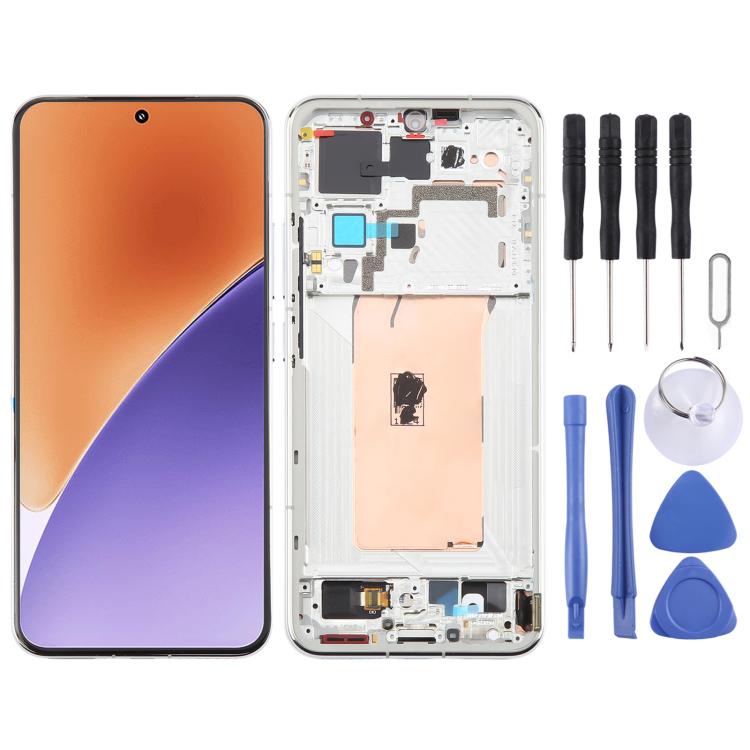 For Xiaomi 15 AMOLED Original LCD Screen Digitizer Full Assembly with Frame