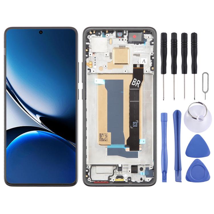 For Xiaomi Redmi Turbo 4 AMOLED Original LCD Screen Digitizer Full Assembly with Frame