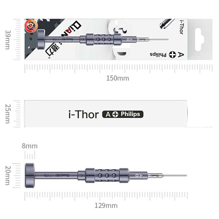Qianli i-Thor S2 Precision 3D Texture Hollow Cross Tip Middle Bezel Screwdriver
