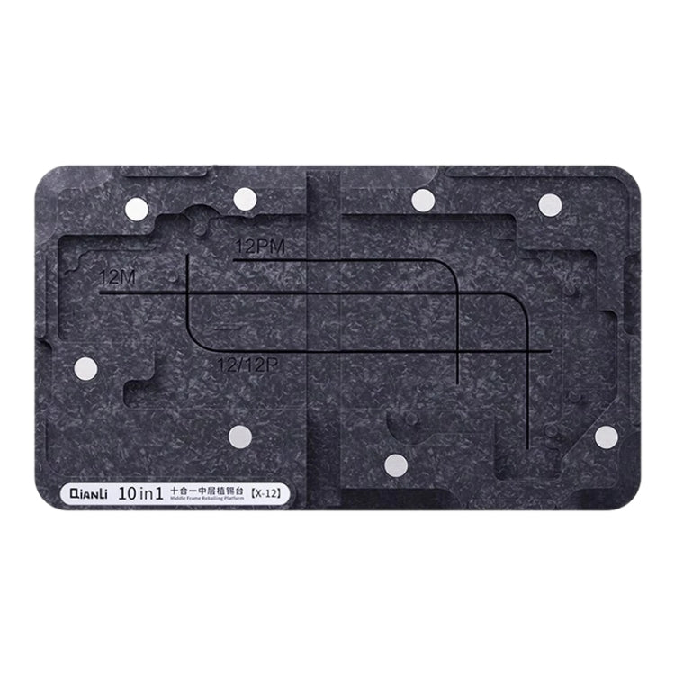 Qianli 10 in 1 Middle Frame Reballing Platform For iPhone X / XS / XS Max / 11 / 11 Pro / 11 Pro Max / 12 / 12 Pro / 12 mini / 12 Pro Max